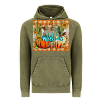 Vintage Olive welcome fall tumbler Vintage Hoodie - BundleAndBundleShop