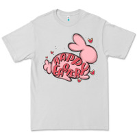 Dove Grey happy easter Premium Tee - MaliasSmallBusiness