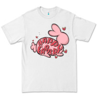 White happy easter Premium Tee - MaliasSmallBusiness