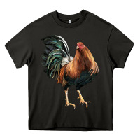 Asphalt American Game Rooster Heavy Core Tee - LillyAllenDesigns