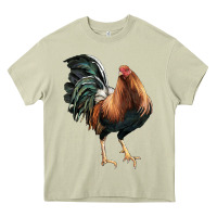Mossy American Game Rooster Heavy Core Tee - LillyAllenDesigns
