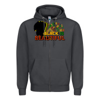 Smoke Black is beautiful Zipper Hoodie - HowdyJamesFarm