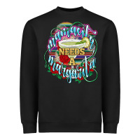 Black Mamacita needs a margarita Heavyweight Sweatshirt - NancyCooperArtShop