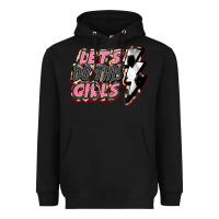 Black let's do this girls soccer Heavyweight Hoodie - FaDigitalArtStudio