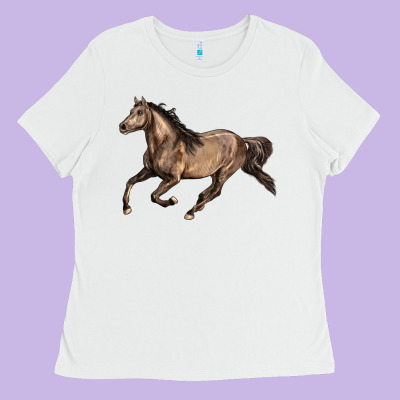 Missouri Fox Trotter Horse Ladies Tee Designed By Lillyallendesigns