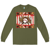 Army Green baseball mom Long Sleeve Tee - Jasminsmagicworld