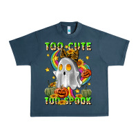 Midnight Navy too cute too spook Urban Heavy Tee - LillyAllenDesigns