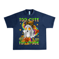 Navy too cute too spook Urban Heavy Tee - LillyAllenDesigns