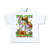 White too cute too spook Urban Heavy Tee - LillyAllenDesigns