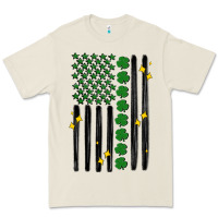 Shamrock Usa Flag Premium Tee | Teevron
