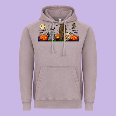 Headstone And Coffin Lebbey Glass Vintage Hoodie Designed By Bundleandbundleshop