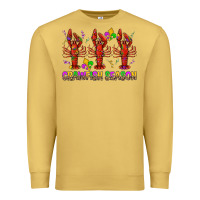 Antique Gold Crawfish season mardi gras Premium Sweatshirt - BundleAndBundleShop
