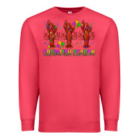 Cardinal Crawfish season mardi gras Premium Sweatshirt - BundleAndBundleShop