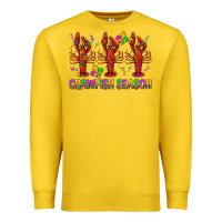 Lemon Crawfish season mardi gras Premium Sweatshirt - BundleAndBundleShop