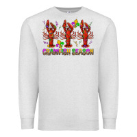 Oatmeal Heather Crawfish season mardi gras Premium Sweatshirt - BundleAndBundleShop