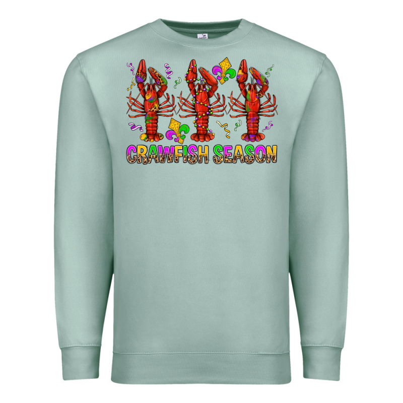Crawfish Season Mardi Gras Premium Sweatshirt by BundleAndBundleShop | Teevron