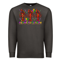Smoke Crawfish season mardi gras Premium Sweatshirt - BundleAndBundleShop