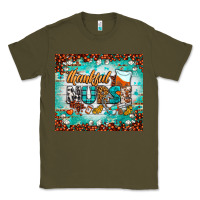 Army Green thankful nurse fall tumbler Classic Tee - BundleAndBundleShop