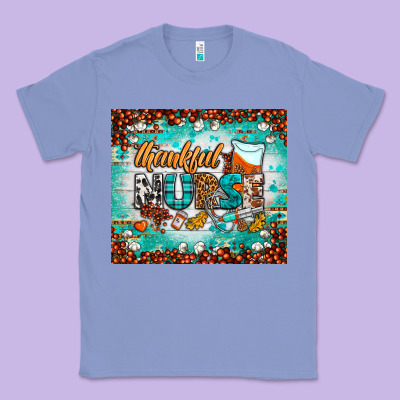 Thankful Nurse Fall Tumbler Classic Tee Designed By Bundleandbundleshop