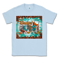 Dusty Blue thankful nurse fall tumbler Classic Tee - BundleAndBundleShop