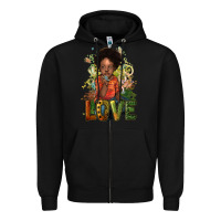 Black Black are boy love Zipper Hoodie - HowdyJamesFarm