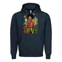 Navy Black are boy love Zipper Hoodie - HowdyJamesFarm