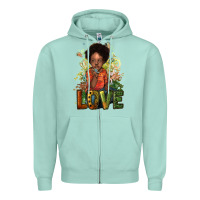 Seafoam Black are boy love Zipper Hoodie - HowdyJamesFarm