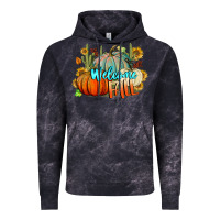 Cloud Black Welcome Fall Pumpkins Vintage Hoodie - BundleAndBundleShop