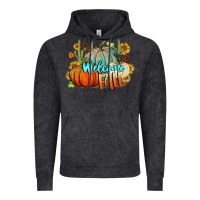Vintage Black Welcome Fall Pumpkins Vintage Hoodie - BundleAndBundleShop