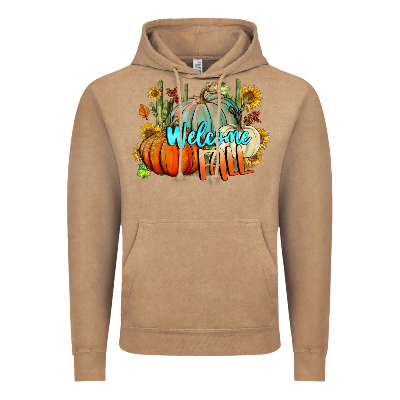 Welcome Fall Pumpkins Vintage Hoodie by BundleAndBundleShop | Teevron