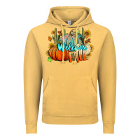 Vintage Mustard Welcome Fall Pumpkins Vintage Hoodie - BundleAndBundleShop