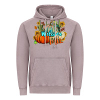 Vintage Zinc Welcome Fall Pumpkins Vintage Hoodie - BundleAndBundleShop