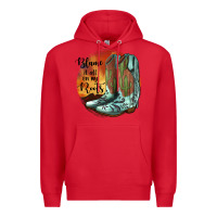 Red Blame It All On My Roots Premium Hoodie - JahusDesignShop