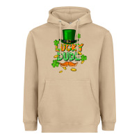 Mushroom lucky dude St. Patricks Day Heavyweight Hoodie - FaDigitalArtStudio