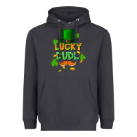Smoke lucky dude St. Patricks Day Heavyweight Hoodie - FaDigitalArtStudio