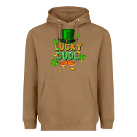 Toasted Coconut lucky dude St. Patricks Day Heavyweight Hoodie - FaDigitalArtStudio