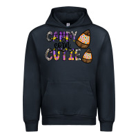 Navy Candy Corn Cutie Urban Hoodie - CowhideDigitalArt