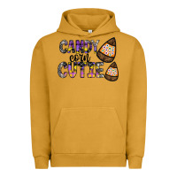 Pigment Peanut Butter Candy Corn Cutie Urban Hoodie - CowhideDigitalArt