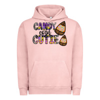 Pigment Salmon Candy Corn Cutie Urban Hoodie - CowhideDigitalArt