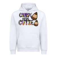 White Candy Corn Cutie Urban Hoodie - CowhideDigitalArt