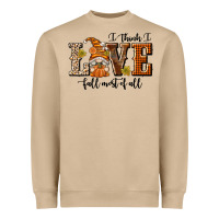 Mushroom I Think I Love Fall Most of All Heavyweight Sweatshirt - texasbilliewilder