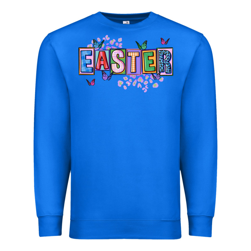 Easter With Leopard Premium Sweatshirt by FaDigitalArtStudio | Teevron