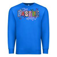 True Royal easter with leopard Premium Sweatshirt - FaDigitalArtStudio