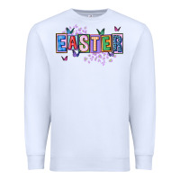 White easter with leopard Premium Sweatshirt - FaDigitalArtStudio