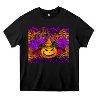 Black halloween jack o'lantern tumbler Heavy Core Tee - Jasminsmagicworld