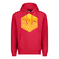 Cardinal honeycomb fa element Premium Hoodie - FaDigitalArtStudio