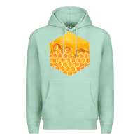 Seafoam honeycomb fa element Premium Hoodie - FaDigitalArtStudio