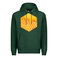 Sports Green honeycomb fa element Premium Hoodie - FaDigitalArtStudio