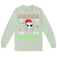 Matcha alien ugly christmas Long Sleeve Tee - Bettercallsaul