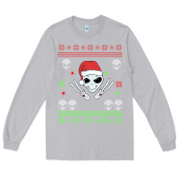 Moon Dust alien ugly christmas Long Sleeve Tee - Bettercallsaul
